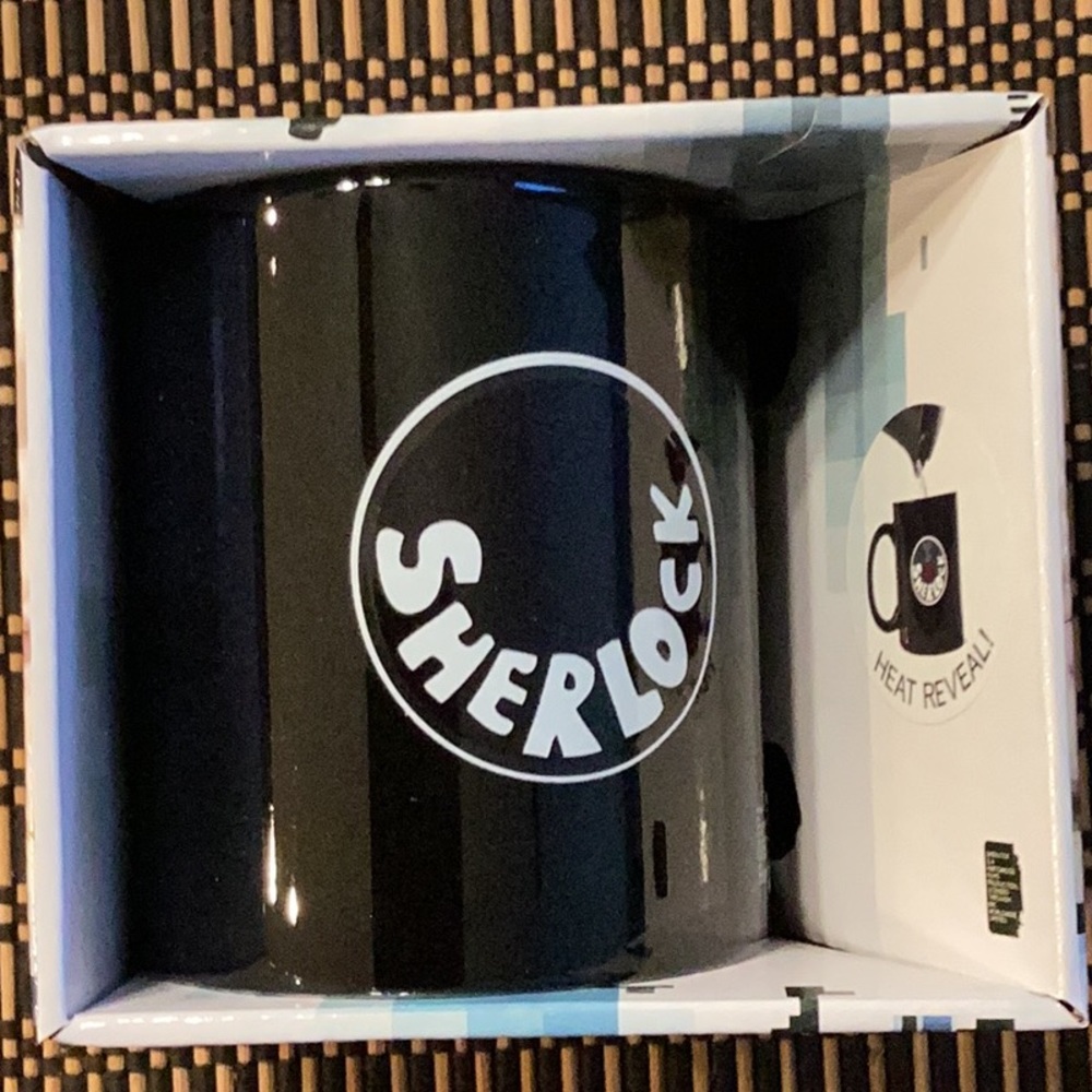Official  BBC Sherlock heat reveal mug